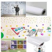 PAPEL ADESIVO DE PAREDE QUADRO BRANCO LOUSA ESCREVER 45CM X 2M DECORATIVO RECADOS INTERATIVO