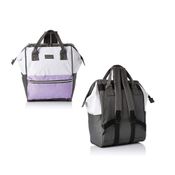 BOLSA MATERNIDADE MAMAE BEBE PORTA CELULAR MOCHILA FACULDADE IMPERMEAVEL CASUAL LUXO ROXO