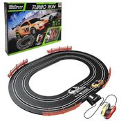 PISTA DE CORRIDA AUTORAMA DUPLO ESCALA REAL 2 CARRINHOS GRANDE 180CM ELETRICO INFANTIL ADULTO