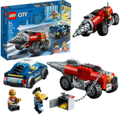 Lego City Policia Elite Perseguição Carro Perfurador 60273