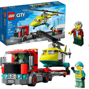 Lego City Transporte De Helicóptero De Salvamento 60343