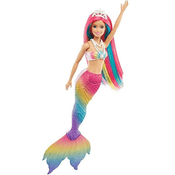 Boneca Barbie Dreamtopia Sereia que Muda De Cor Gtf89 Mattel