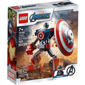 Lego Super Heroes Marvel Armadura Robô Capitão América 76168