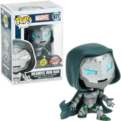 Funko Pop! Marvel Infamous Iron Man 677 Brilha No Escuro