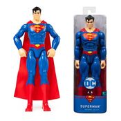 Brinquedo Boneco Superman Clássico Dc Comics Com 30 Cm