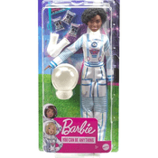 Boneca Barbie Profissões Deluxe Astronauta Negra DVF53