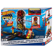 Pista Hot Wheels City Super Loja De Pneus HDP02 Mattel