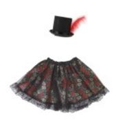 Conjunto Infantil De Saia E Tiara Mexicana - Cromus