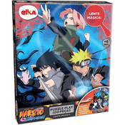Puzzle Play 100 Peças Lente Mágica Naruto Shippuden Elka