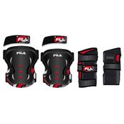Kit Proteção Infantil Junior Boy Black,Red Fila