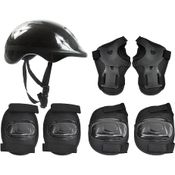 Kit de proteção infantil preto - dm toys (337212)