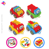 Carros de Montar Blocos M-Bricks Monta e Desmonta