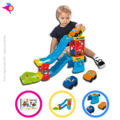 Super Pista Com 2 Carrinhos Ramp Racer 28 Pecas