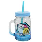 Jarra Com Canudo Adventure Time - Finn E Jake