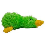 Brinquedo Pet Duzzle Buddies Pato fofo para cães Verde