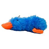 Brinquedo Pet Duzzle Buddies Pato fofo para cães Azul