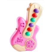 Brinquedo Guitarra Infantil Musical com Som Linda Colorida Brinquedo Musical para Criança Guitarra Baby