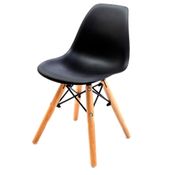 CADEIRA EAMES INFANTIL PRETO