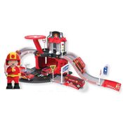 Express Wheels Garagem Bombeiro 42 Peças  BR1238 Multikids