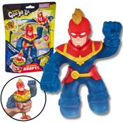 Boneco Elástico Capitã Marvel Figura Goo Jit Zu Goopy Sunny