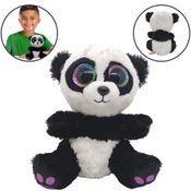 Pelúcia Ty - Panda Paris 22cm Preto e Branco - Beanie Boos