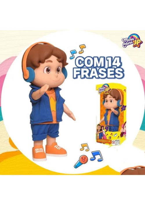 Boneco Maria Clara & JP: JP (João Pedro) com Som - Baby Brink 1056
