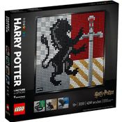 LEGO Art Harry Potter Hogwarts Brasões 31201 4249 Peças