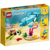 LEGO Creator 3 em 1: Golfinho e Tartaruga 137 Peças