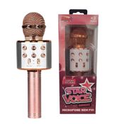 Microfone Infantil Bluetooth Star Voice Rose Gold ZoopToys