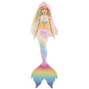 Boneca Barbie Dreamtopia Sereia Muda de Cor GTF89 Mattel