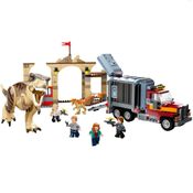 LEGO Jurassic World Fuga dos Dinossauros Atrociraptor e T. Rex 466 Peças