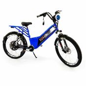 Bicicleta 24" Duos Bike Confort Full Azul