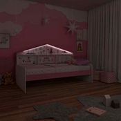 Cama Infantil Casa de Boneca com Luz/LED Diversão Pura Magia