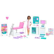 Boneca Barbie Profissões Mattel - Playset Clínica Médica