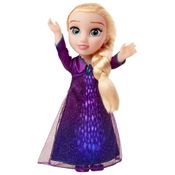 Boneca Mimo Princesa Disney Elsa 30 cm que Canta e com Vestido com Luz Frozen