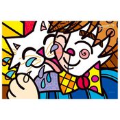 Puzzle Grow Romero Britto Love Pets 200 Peças