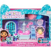 Gabby Dollhouse Playset de Luxo - Banheiro com Mercat Sunny
