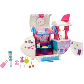 Boneca Polly Pocket Mattel Mega Jato de Viagem