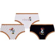 Kit Calcinha Infantil Lupo Disney Minnie c/ 3 Peças