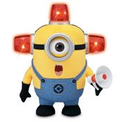 Pelúcia Minion Bombeiro Toyng Meu Malvado Favorito Universal com Som e Luz