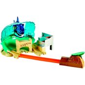 Conjunto Hot Wheels Mattel City Ataque de Tubarão