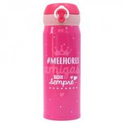 Garrafa Térmica Rosa Melhores Amigas Para Sempre: FS