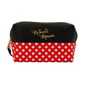 Necessaire Retangular Assinatura Minnie: Disney