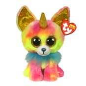 Pelúcia Infantil Ty Beanie Boos Grande 22cm Unicórnio Yips