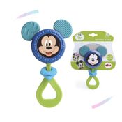 Brinquedo Mordedor e Chocalho para Bebe Mickey Disney Baby Elka