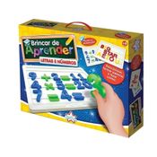 Jogo Pedagógico Brincar e Aprender Letras e Números - Big Star