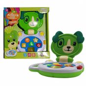 Brinquedo Para Bebe Piano Infantil Com Som Luz +06M Cachorro