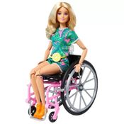 Boneca Barbie Fashionistas Cadeira de Roda Loira Mattel