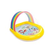 Piscina Infantil Inflável com Jatos Arco-íris 84L Intex - 57156