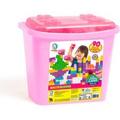Blocos De Montar Blocks Box Cardoso Toys Menina 90 Peças